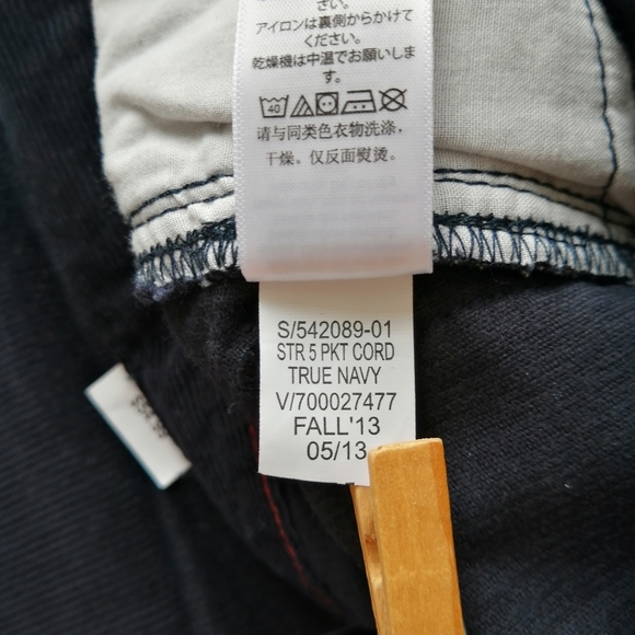 Gap Navy Corduroy Pants 32x30 NWT - Picture 13 of 13